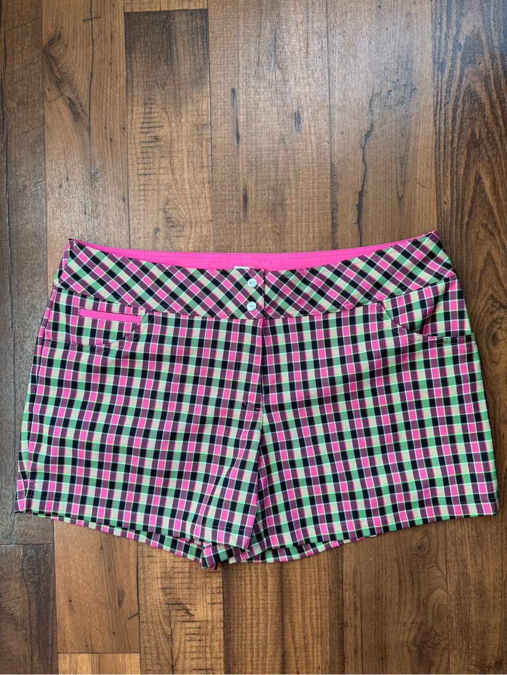 Slazenger Plaid Golf Shorts
